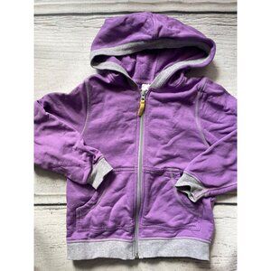 Hanna Purple and grey zip-front jacket